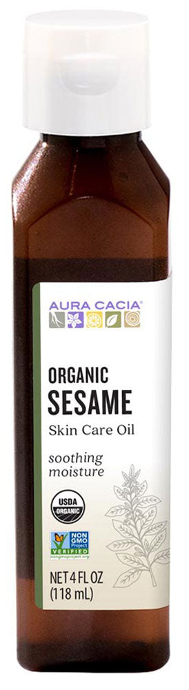 AURA CACIA Organic Sesame Oil (118 ml)