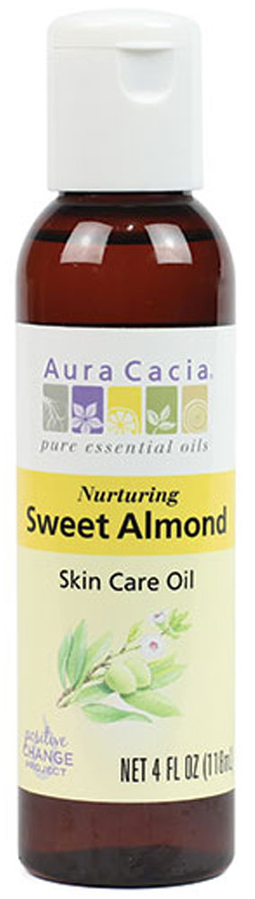 AURA CACIA Sweet Almond Pure Skin Care Oil (473 ml)