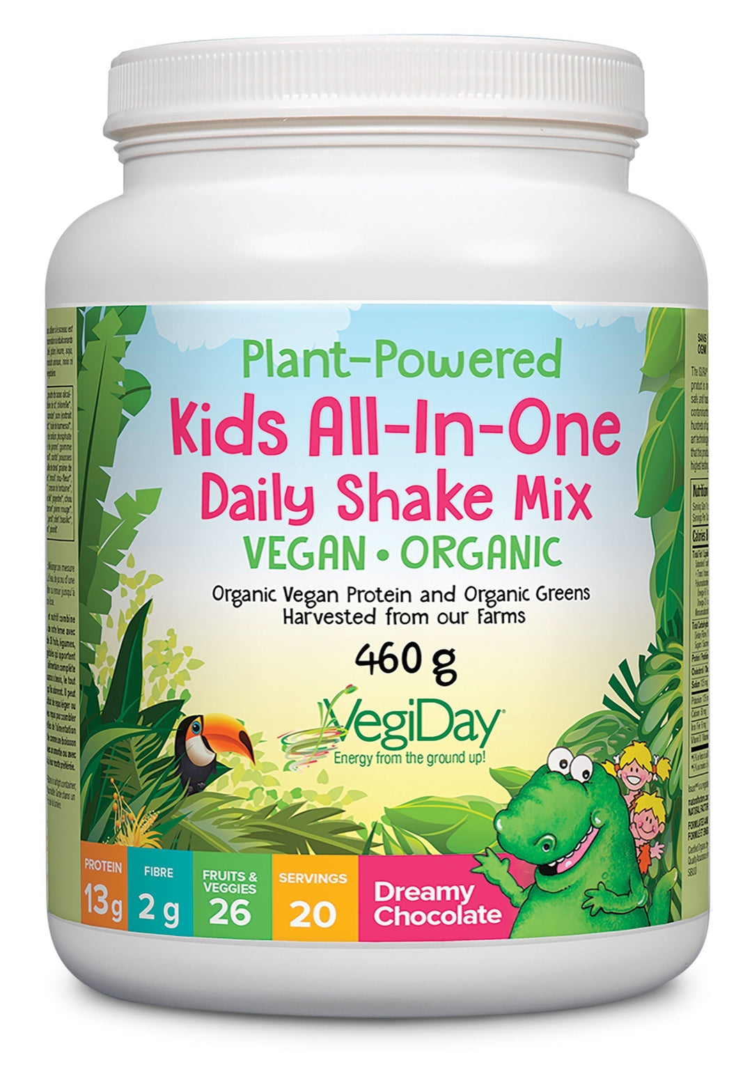 NATURFACTORS Vegiday Kids All-In-One Daily Shake (Dreamy Chocolate 460 gr)