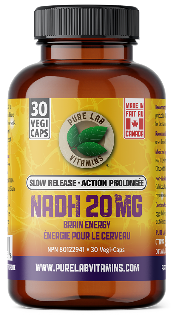 PURE LAB VITAMINS NADH 20MG (60 veg caps)