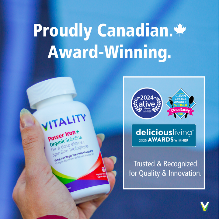 VITALITY Power Iron + Organic Spirulina