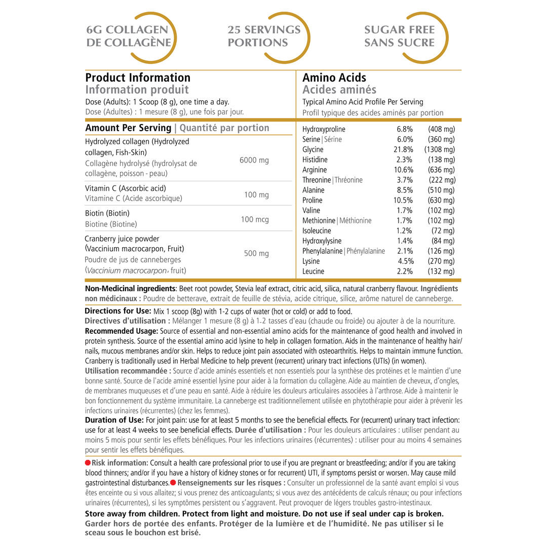 VITALITY Marine Collagen + Cranberry