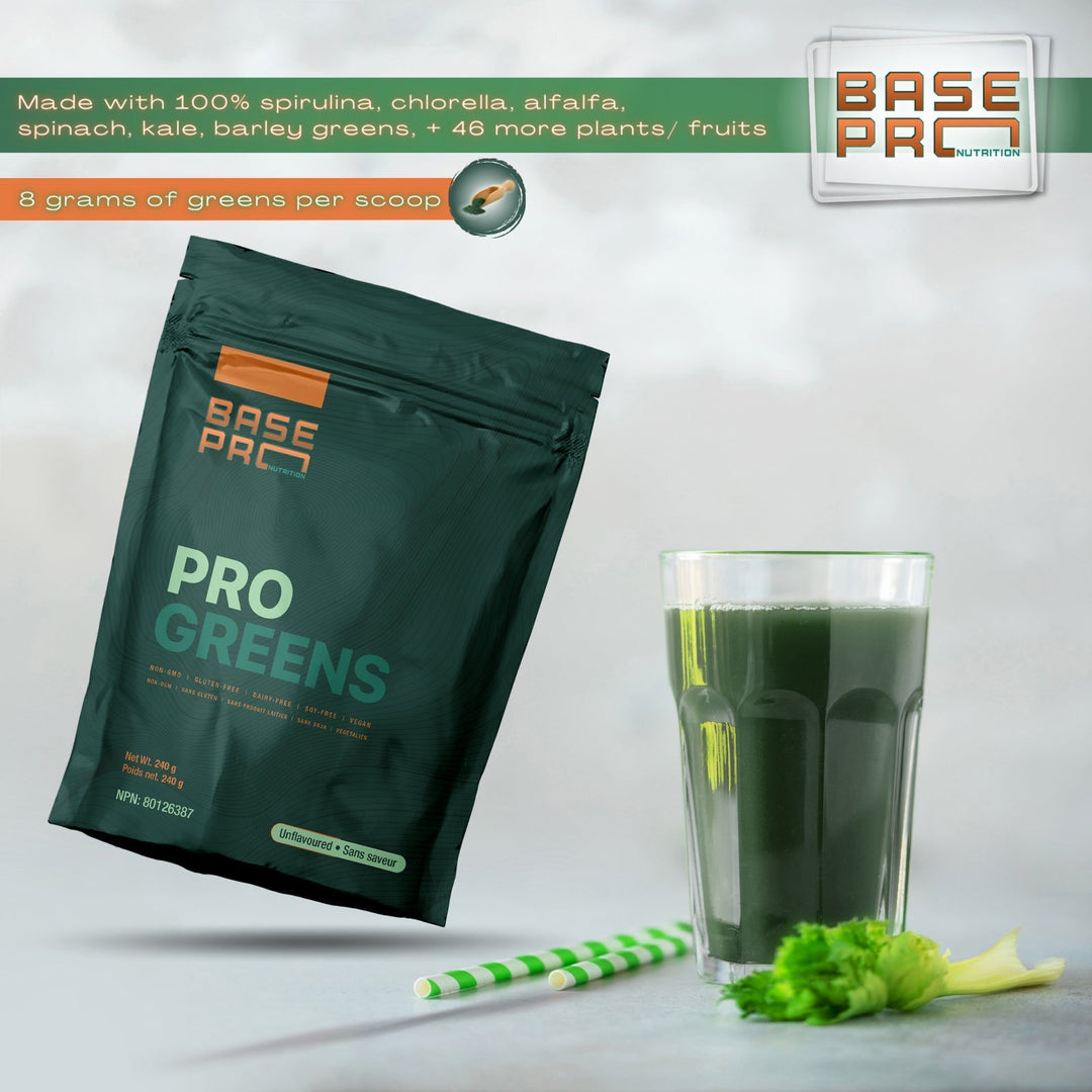 BASE PRO NUTRITION  Pro Greens (Unflavored - 240 grams)