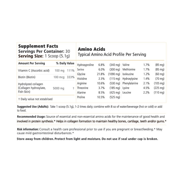 VITALITY Marine Collagen + Biotin