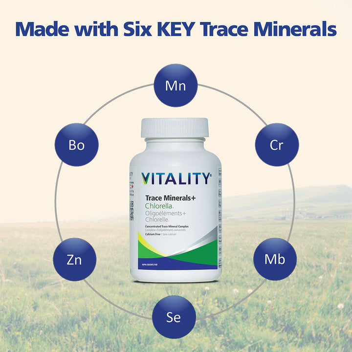 VITALITY Trace Minerals + Organic Chlorella