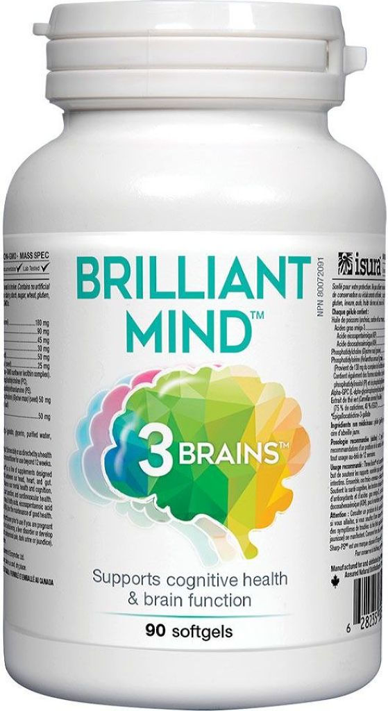 3 BRAINS Brilliant Mind (90 sgels)