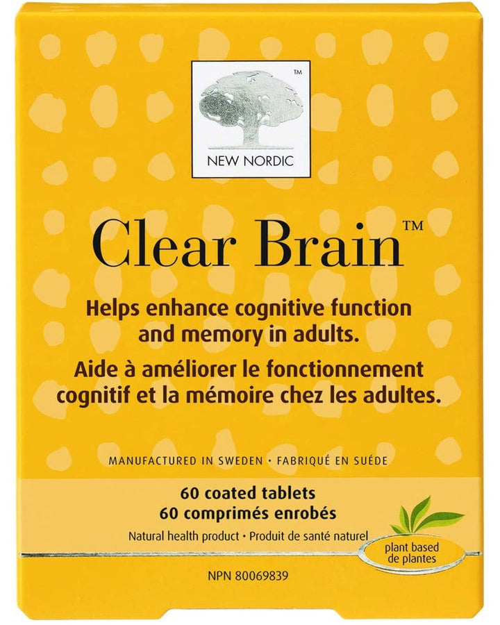 NEW NORDIC Clear Brain (60 tabs)